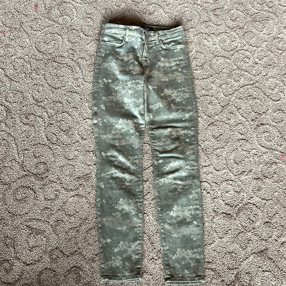 JBrand Cropped Olive Skinny